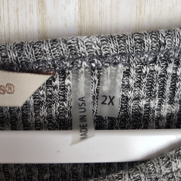 Soft Surroundings Bailey Waffle Knit Top 2X - Picture 4 of 8